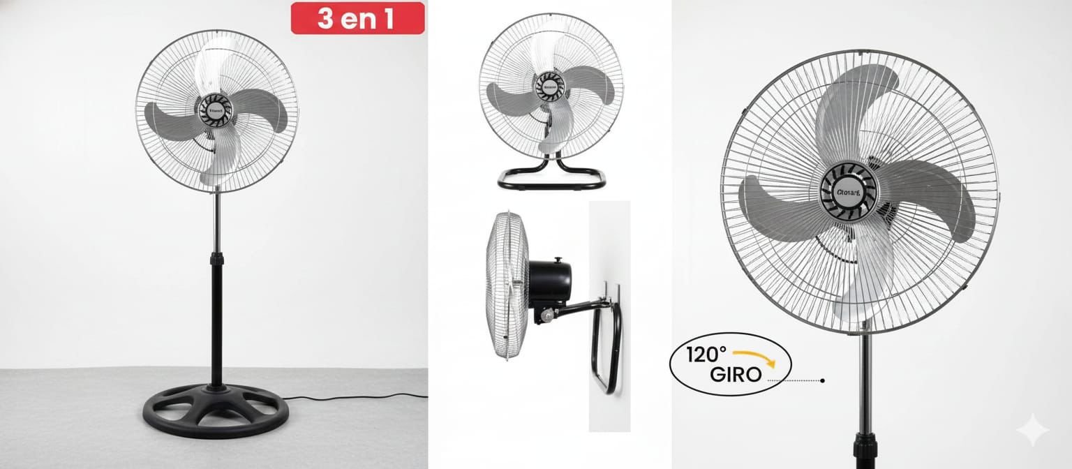 💥¡VENTILADOR 3-1!🌅