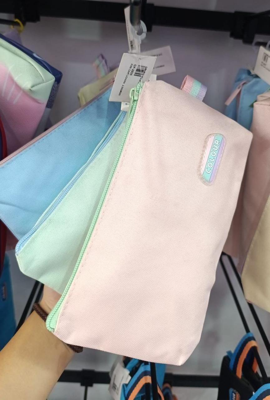 CARTUCHERA PASTEL RECTANGULAR