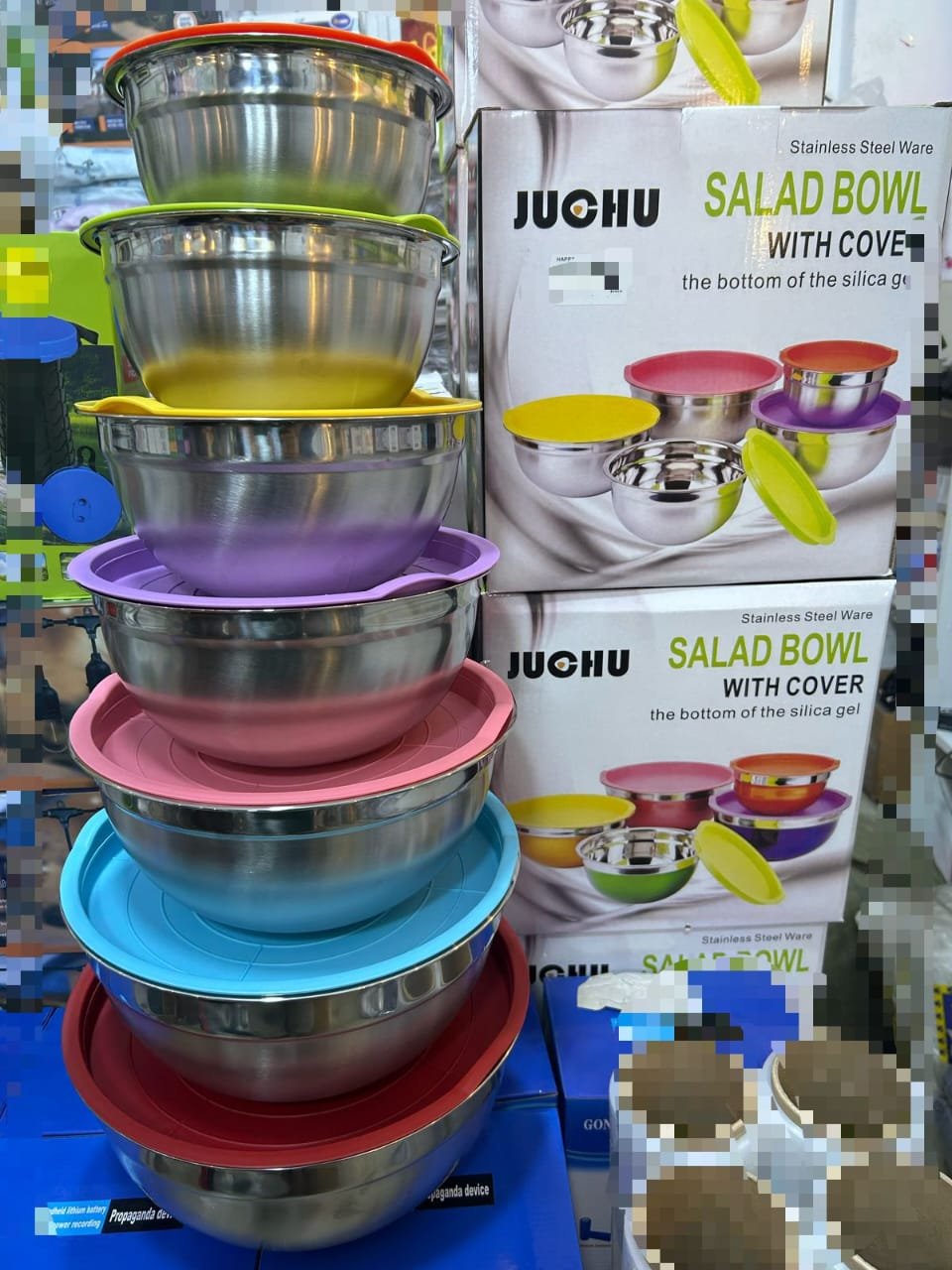 Set de 7 Bolws  Acero Inoxidable